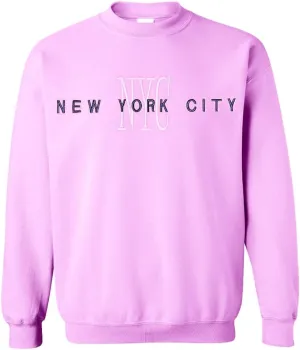 New York City NYC Embroidered Sweatshirt