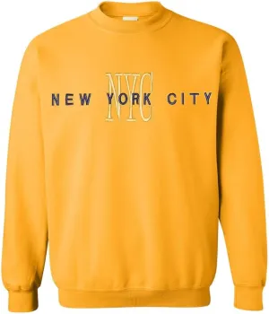 New York City NYC Embroidered Sweatshirt