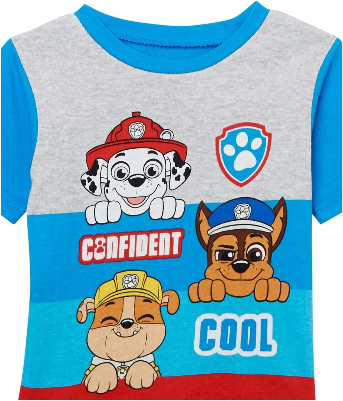 Nickelodeon Boys' Paw Patrol 6-Piece Snug-fit Cotton Pajama Set, Soft & Cute for Kids