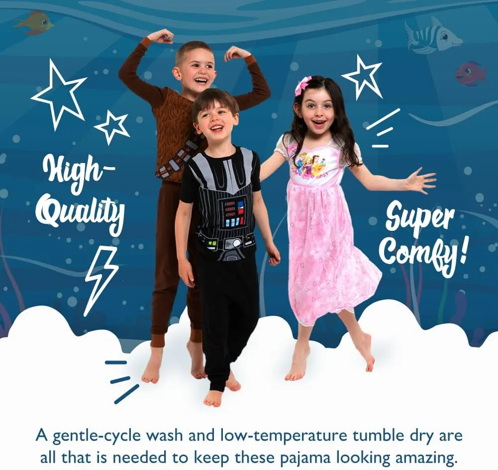 Nickelodeon Paw Patrol | Baby Shark | Blue's Clues & You 4-Piece Snug-fit Cotton Pajama Set, Soft & Cute for Kids