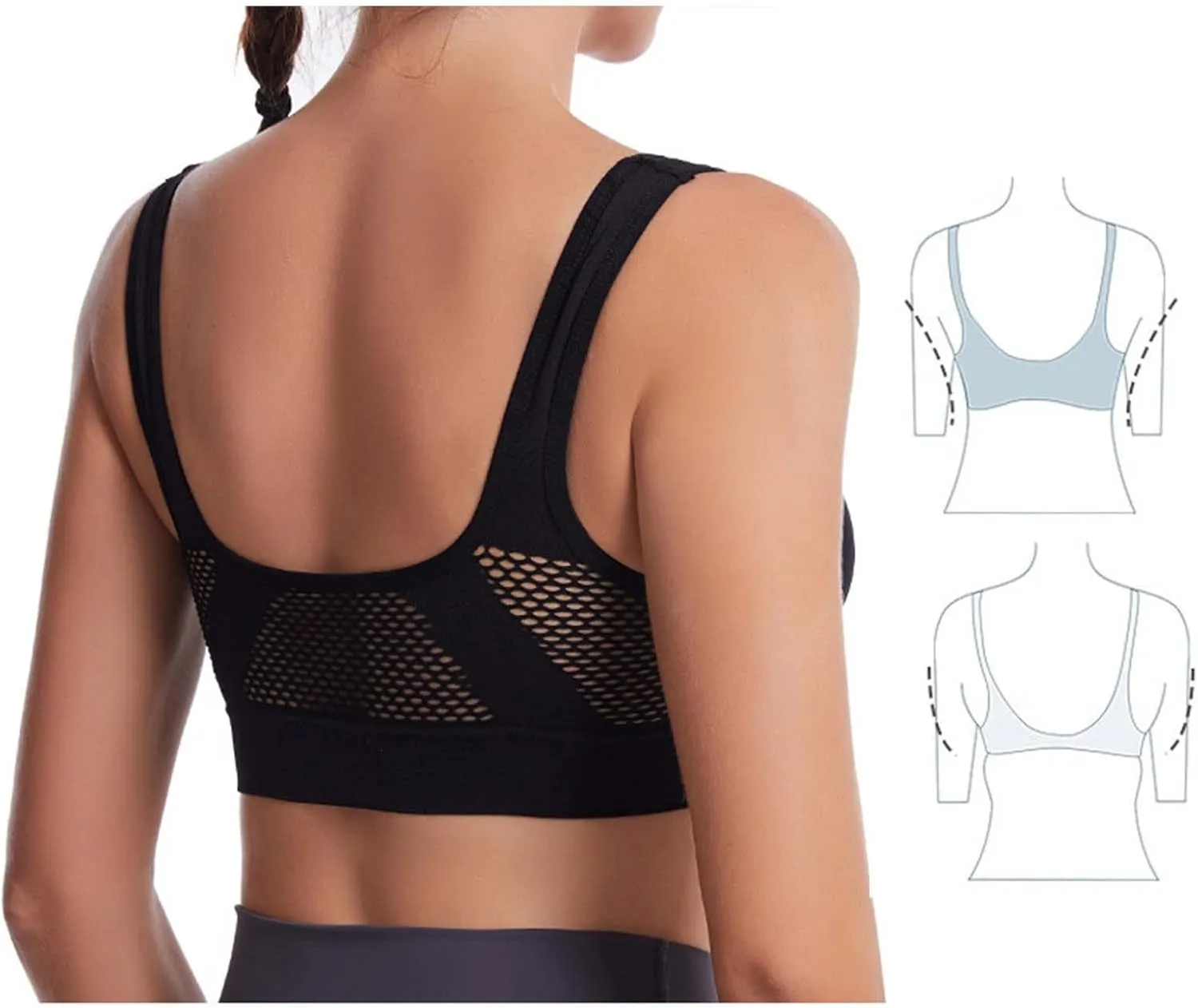 No Underwire Sexy Comfortable Everyday Bra -Binding Underwear Comfortable Unlined Womens Sports Bras Workout Bra