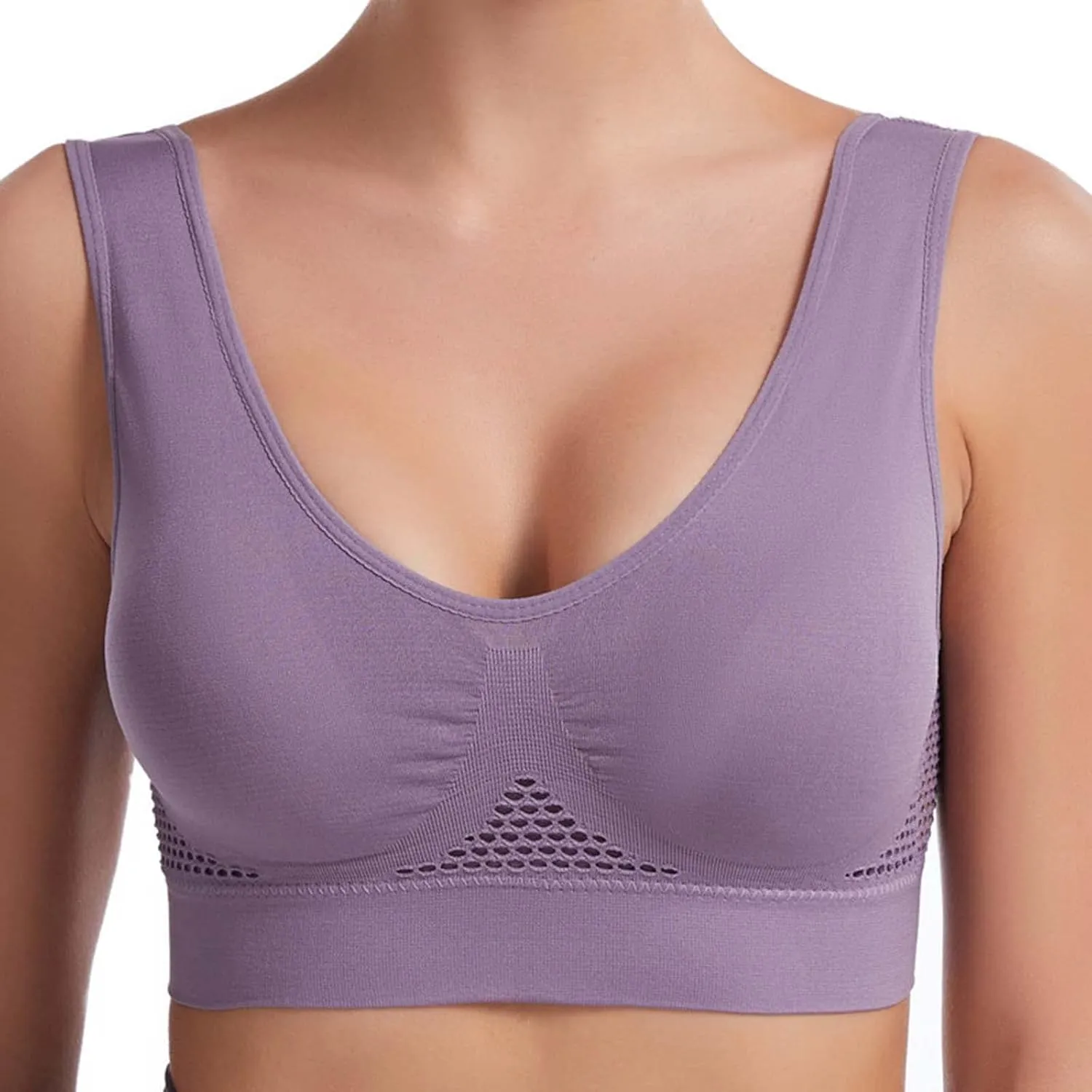 No Underwire Sexy Comfortable Everyday Bra -Binding Underwear Comfortable Unlined Womens Sports Bras Workout Bra
