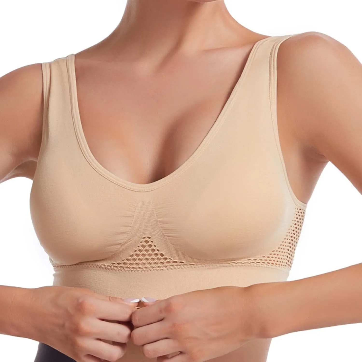 No Underwire Sexy Comfortable Everyday Bra -Binding Underwear Comfortable Unlined Womens Sports Bras Workout Bra