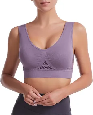 No Underwire Sexy Comfortable Everyday Bra -Binding Underwear Comfortable Unlined Womens Sports Bras Workout Bra