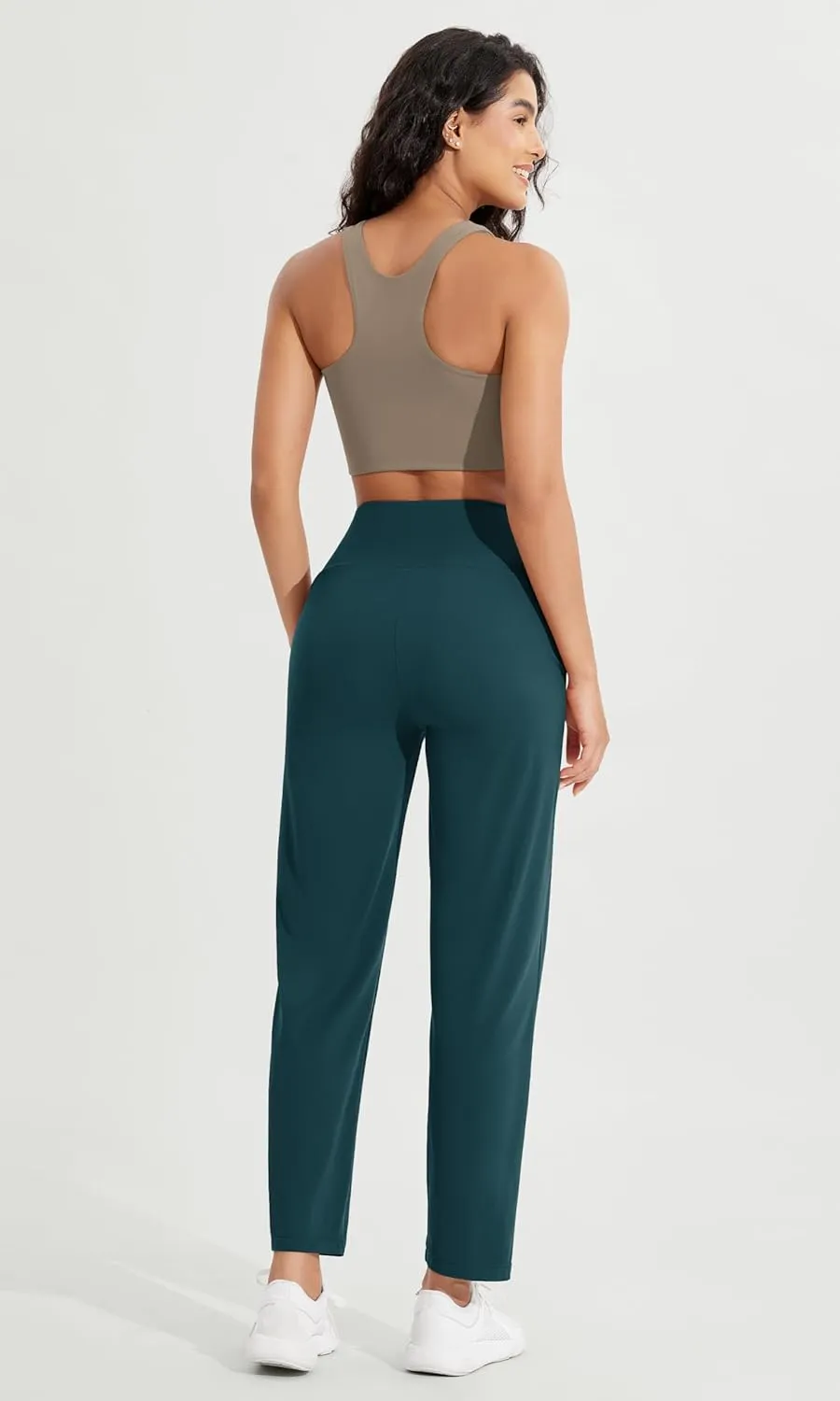 ODODOS Cloud Feeling Jogger Pants with Pockets for Women High Waist Sweatpants Casual Lounge Ankle Pants