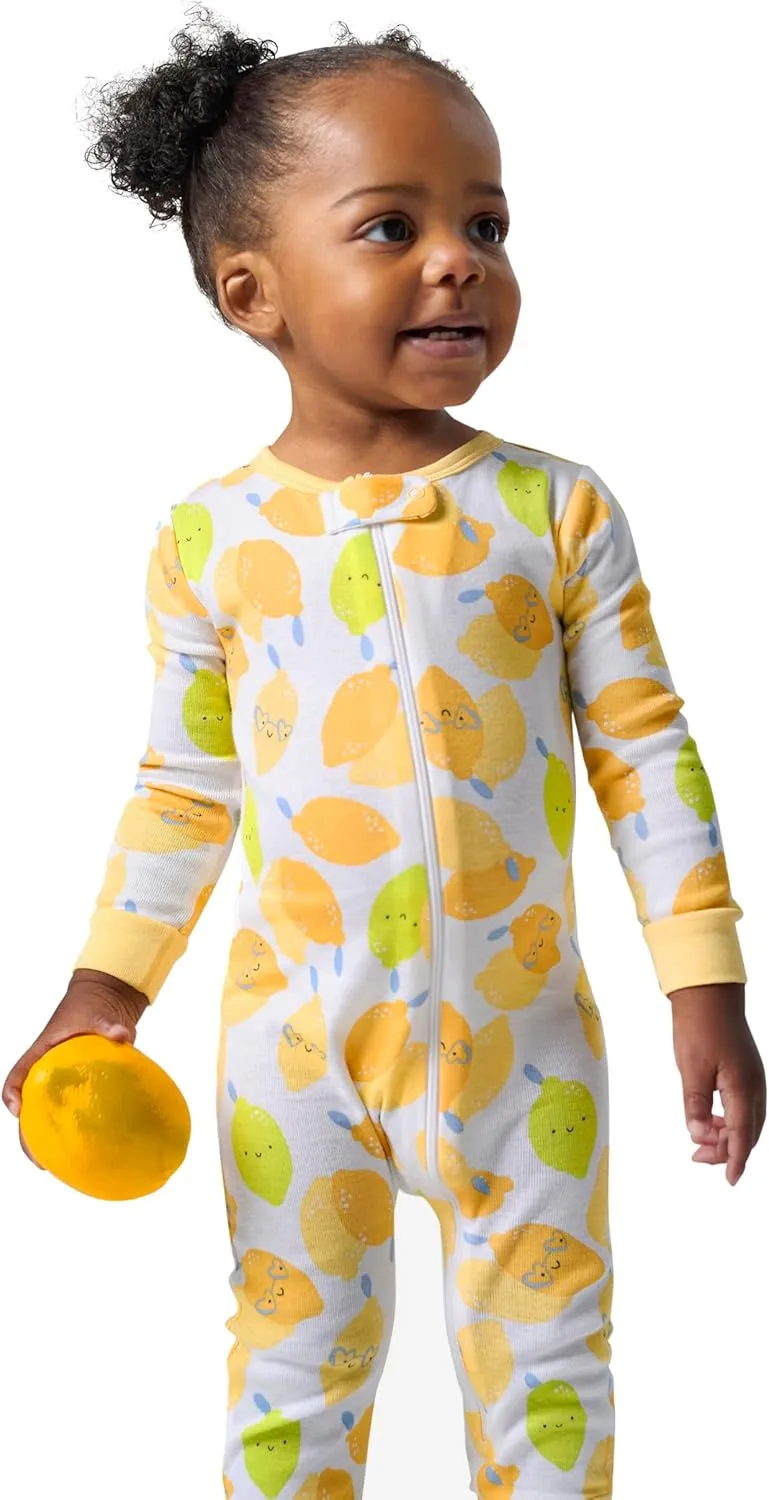 Onesies Brand Baby Girls' 3-Pack Snug Fit One-Piece Cotton Pajamas