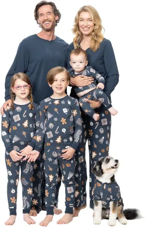 PajamaGram Family Pajamas Matching Sets - Family PJs, Red & Blue Plaid