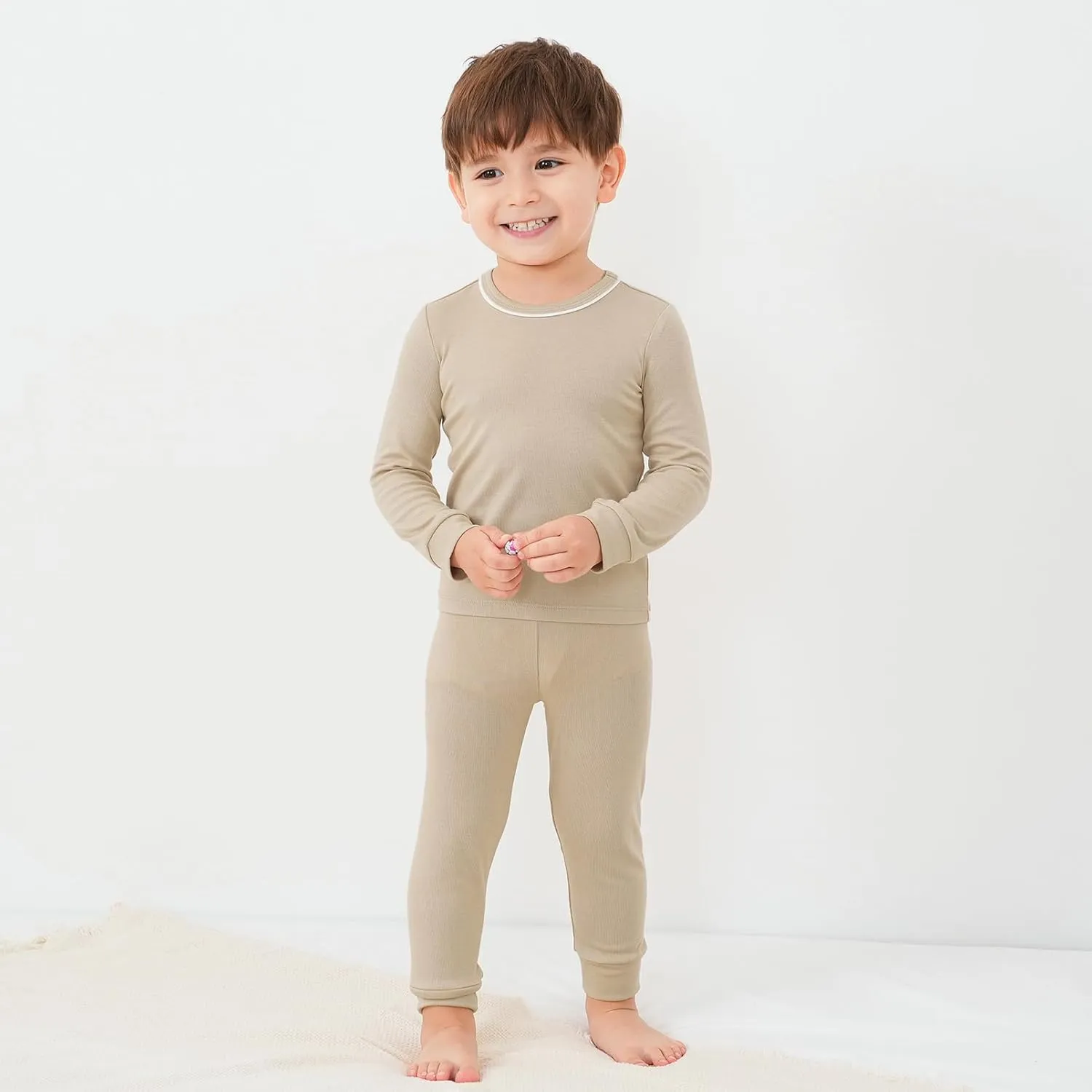 pureborn Baby Pajamas Set Pjs - Kids Toddler Boy Girl Short Sleeve Snug Fit Sleepwear 2pcs 18M-7Y