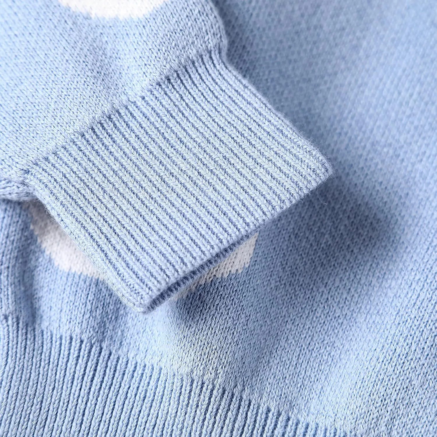 ROMPERINBOX Baby Knit Sweater Girl Boy Long Sleeve Chunky Sweater Fall Winter Warm Toddler Pullover Crewneck Tops Sweatshirt
