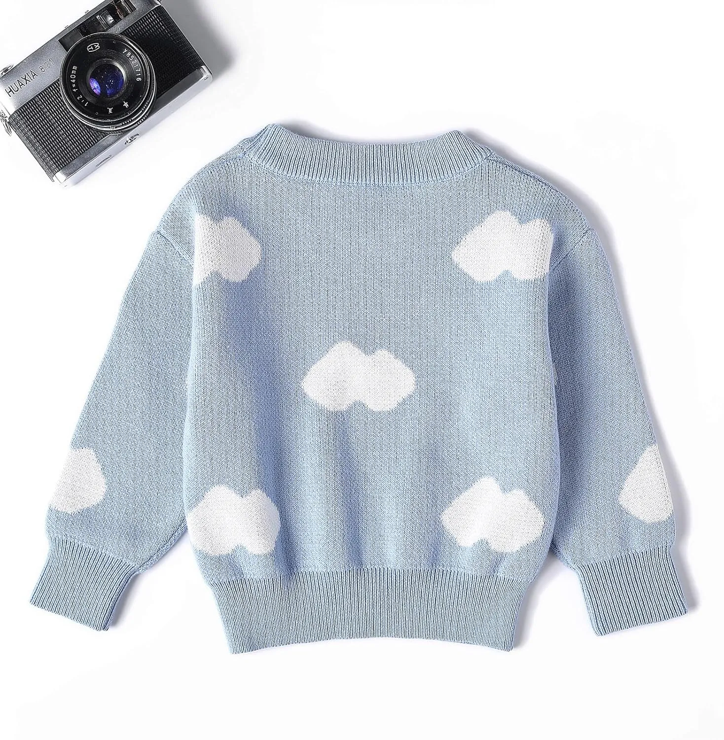 ROMPERINBOX Baby Knit Sweater Girl Boy Long Sleeve Chunky Sweater Fall Winter Warm Toddler Pullover Crewneck Tops Sweatshirt