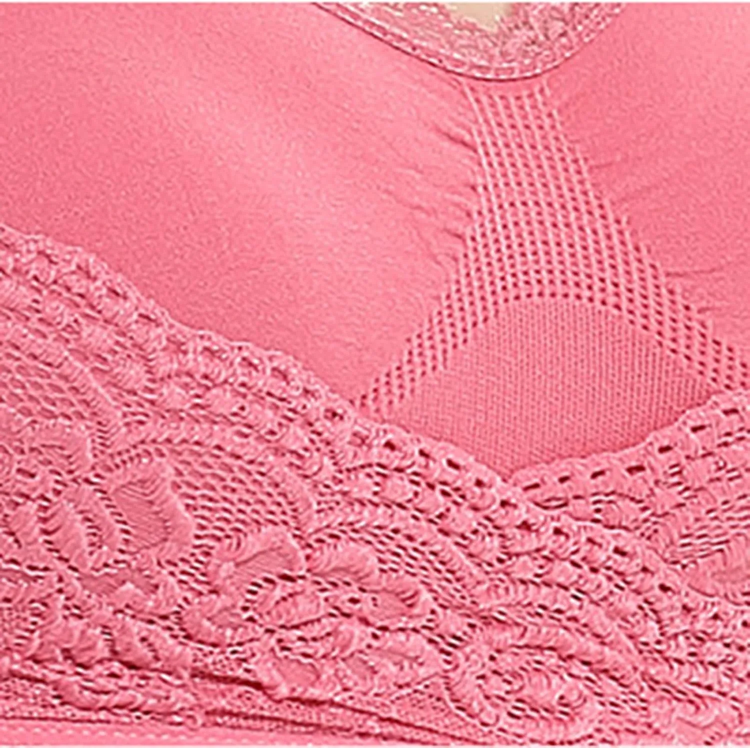 Sports Bra for Women Comfortable No Underwire Yoga Bras Comfy Seamless Bra Athletic Workout Bras with Lace Trim
