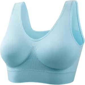 Sports Bras for Women Large Bust High Support Seamless Comfortable Wireless Stretchy Yoga Running Fitness Sleep Bra