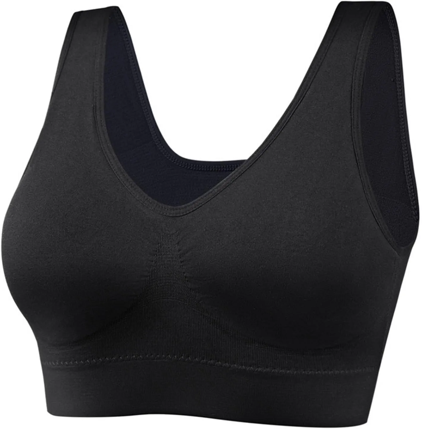 Sports Bras for Women Large Bust High Support Seamless Comfortable Wireless Stretchy Yoga Running Fitness Sleep Bra
