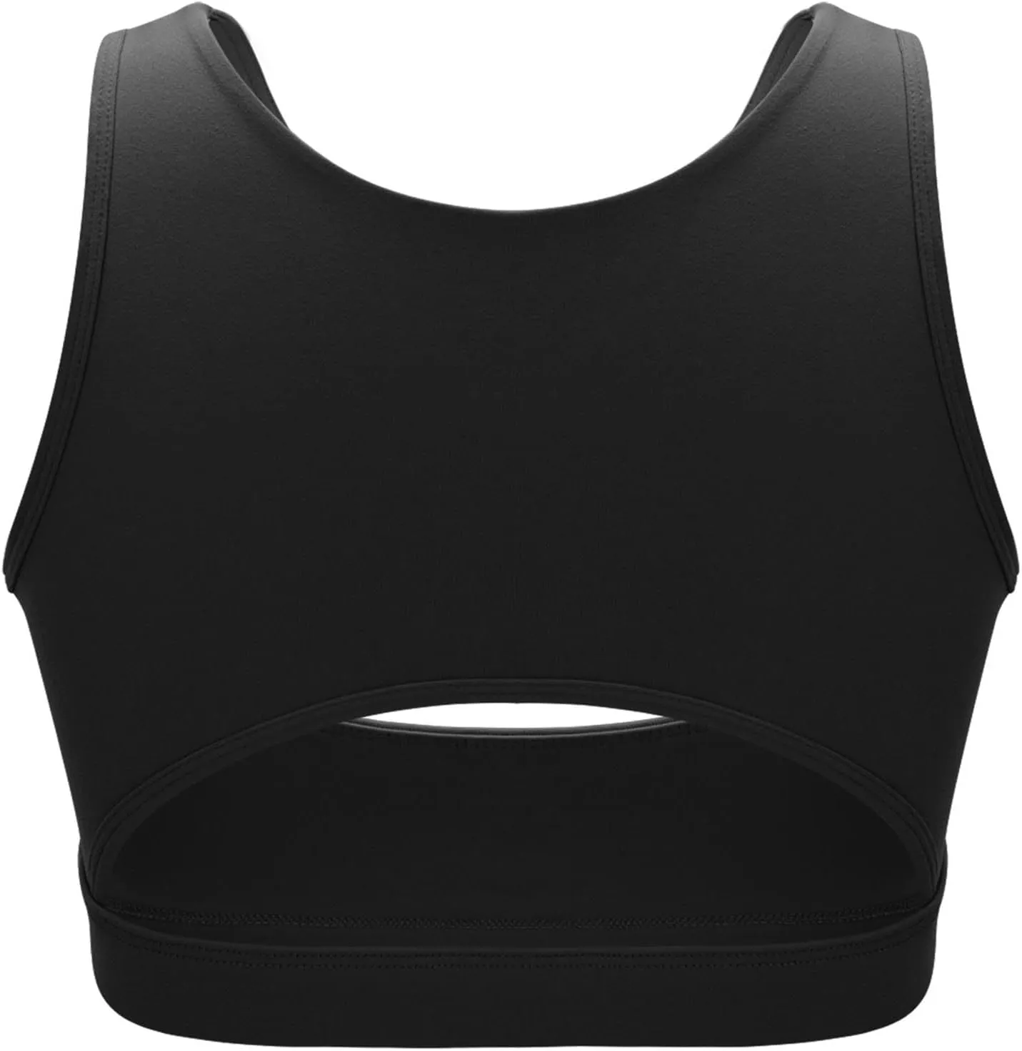 Stretchy Sports Bras Women Racerback Yoga Medium Support Workout Bras Fashion Hollow Breathable Active Tank Bra