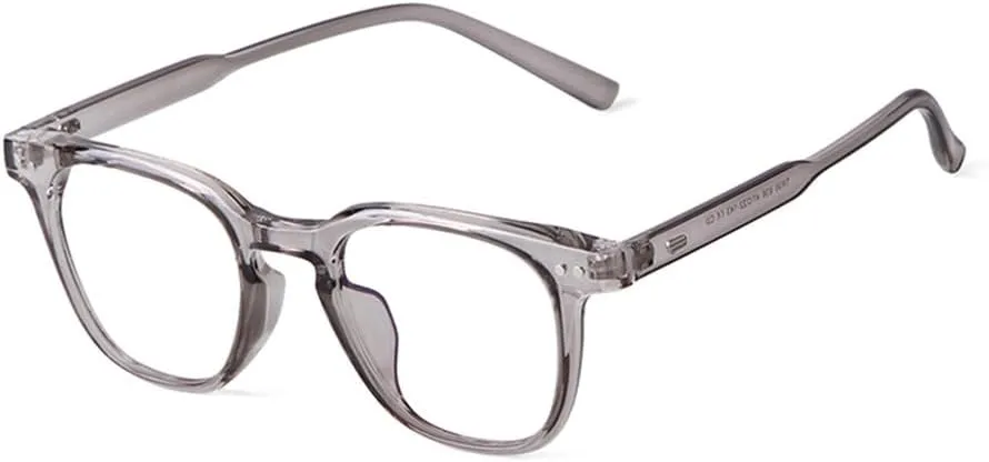 Super Light Blue Light Blocking Glasses Men Women Vintage Rivet Round Eyewear