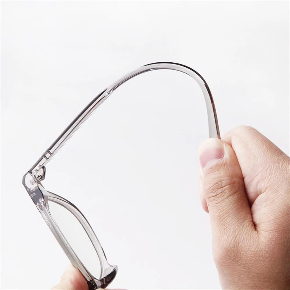 Super Light Blue Light Blocking Glasses Men Women Vintage Rivet Round Eyewear