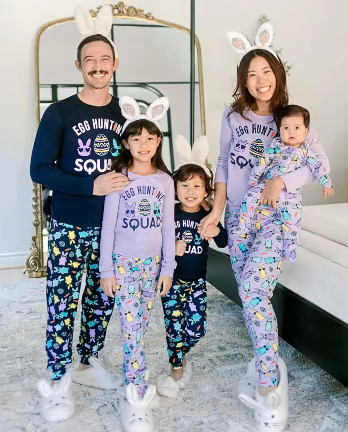 The Children's Place Easter Family Matching Snug Fit Cotton Pajamas