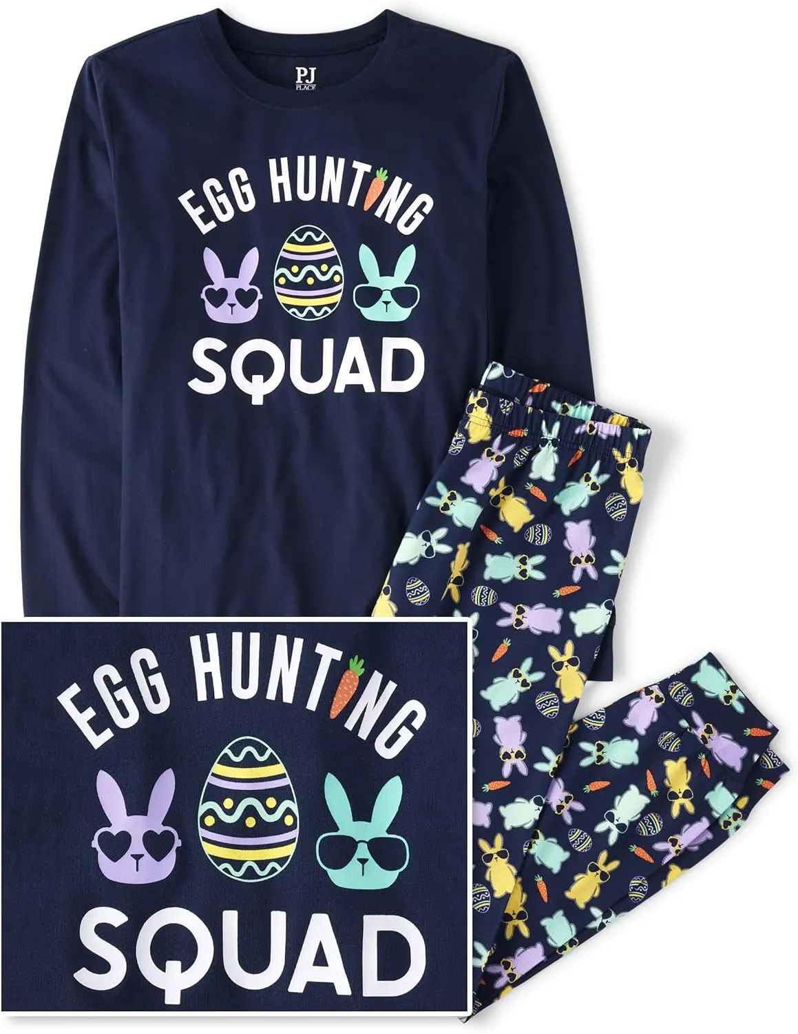 The Children's Place Easter Family Matching Snug Fit Cotton Pajamas