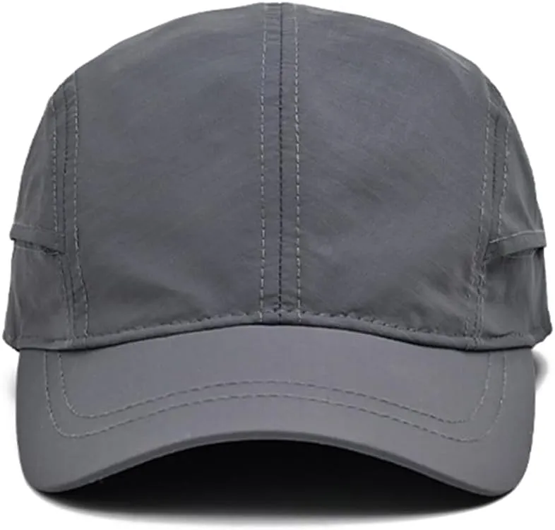 thuizen Sport Quick-Dry Sweat-Absorbent Short Brim Light Adjustable Light Baseball Sun Cap