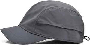 thuizen Sport Quick-Dry Sweat-Absorbent Short Brim Light Adjustable Light Baseball Sun Cap