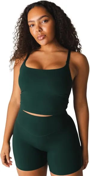 Vitality Cloud II Women’s Scoop Tank – Athletic Workout Tank, Medium Compression, Breathable Fabric, Perfect for Yoga and Gym