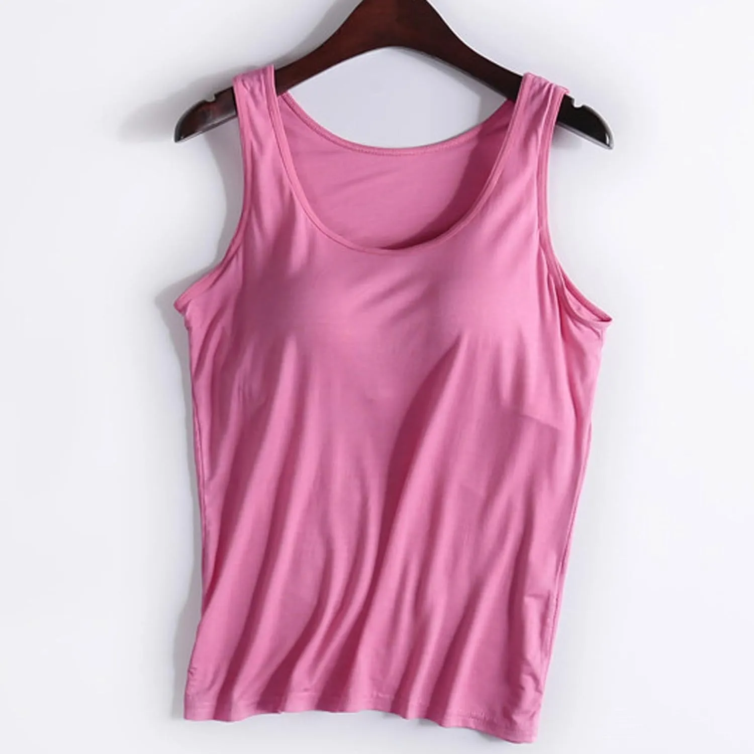 Women Tank Top with Built in Bra Camisole, Womens Tank with Built in Bra, Spaghetti Strap Tank Top Built in Bra