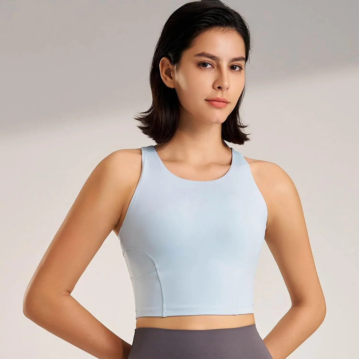 Women's Sports Bras Racerback Sports Bra Seamless Yoga Sports Bras Workout Tops Activity Sleep Bras