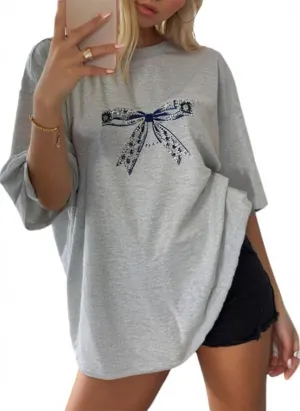 Womens Vintage Graphic Tee Shirt Summer Short Sleeve Loose Casual Basic Tee Tops Fit Shirts Oversized Baggy Shirts